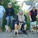 Vinderne af lundehunderæset: Freje (veteran tæver), Lunda (voksne tæver), Tavi (unghund hanner), Loke (voksne hanner - han blev også vinder af vinderne), Dis (unghund tæver)